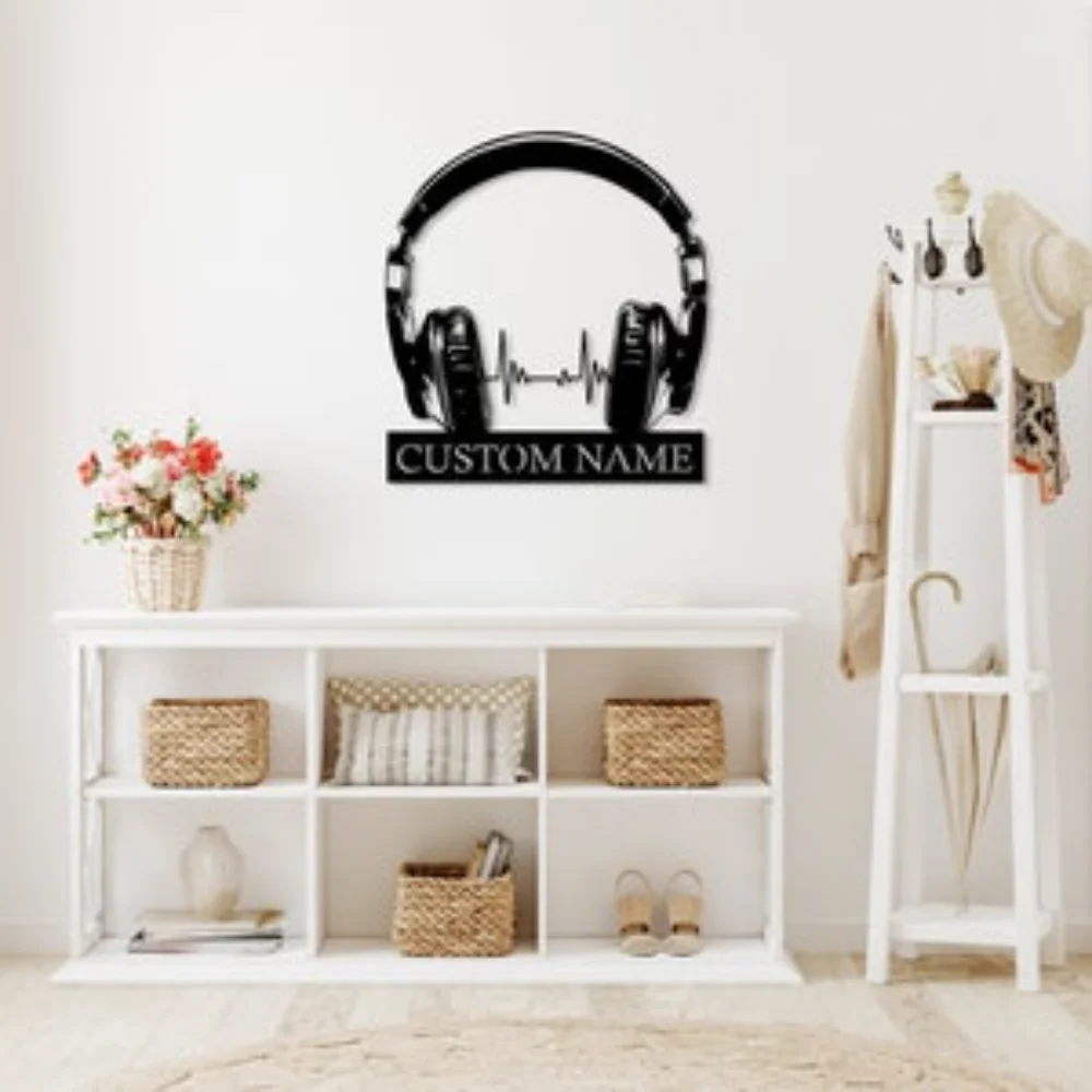 Metal Wall Art - Custom Earpho – Musical Instrument With Name recenzja i cena
