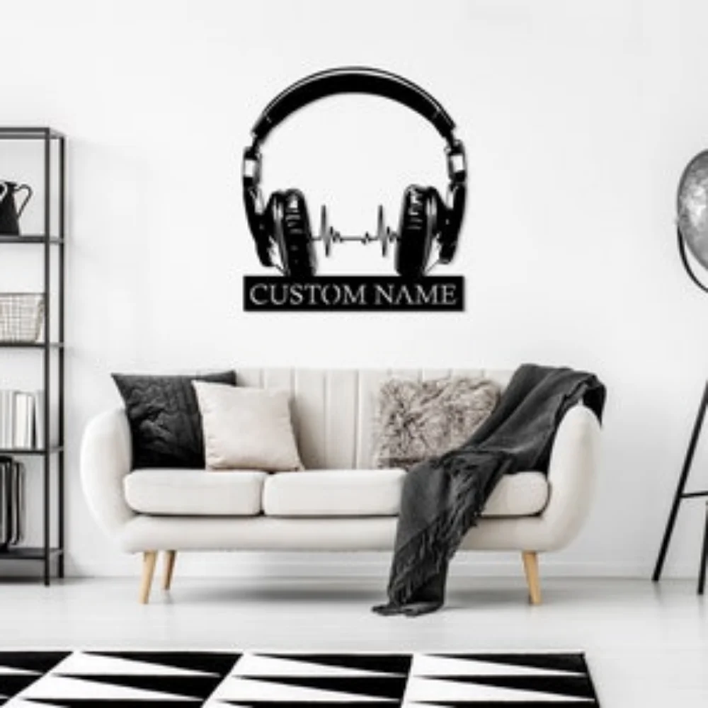 Metal Wall Art - Custom Earpho – Musical Instrument With Name recenzja i cena