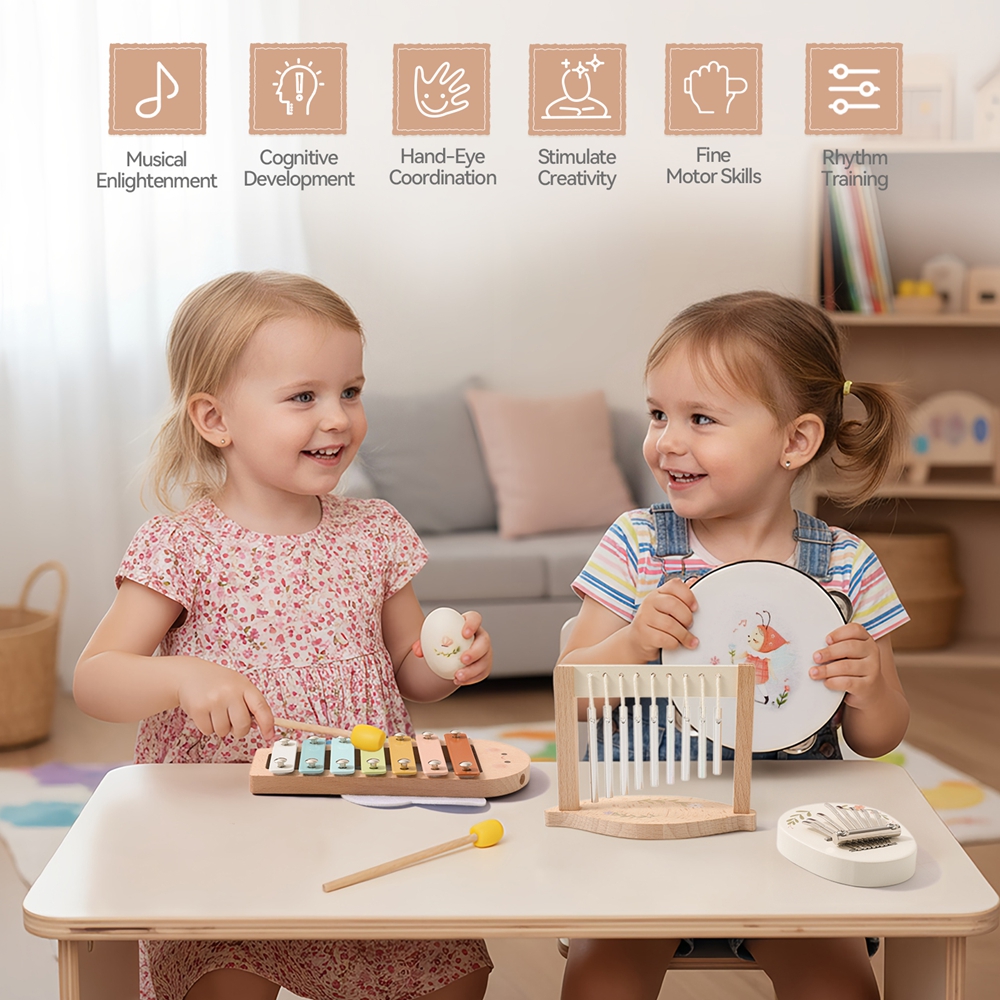 Music Toys Baby Wooden Montess – Musical Instrument Drawing recenzja i cena