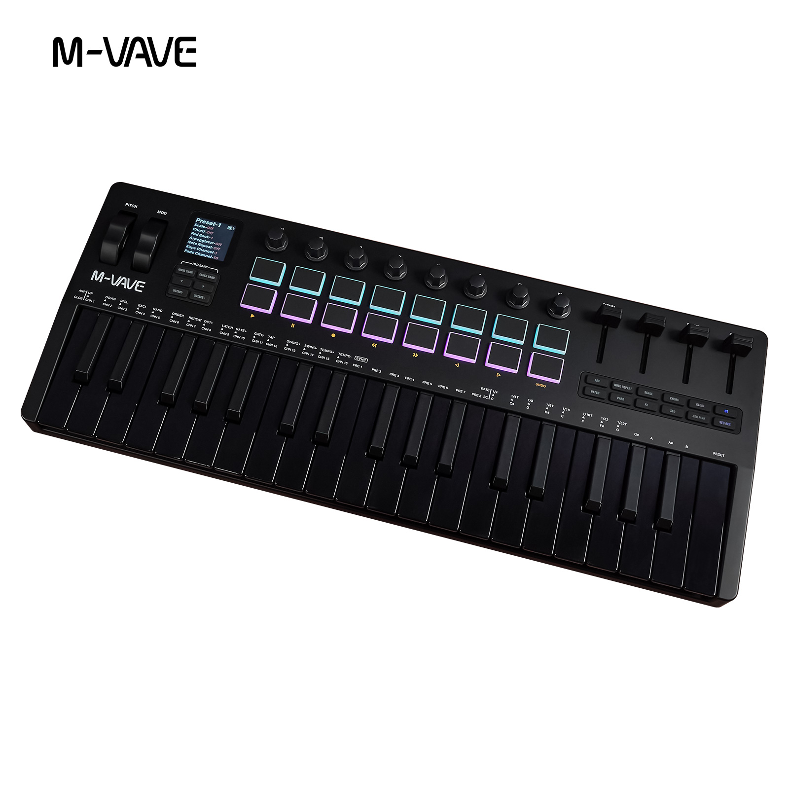 M-VAVE SMK-37 PRO 37-Key USB M – Musical Instrument Keyboard recenzja i cena