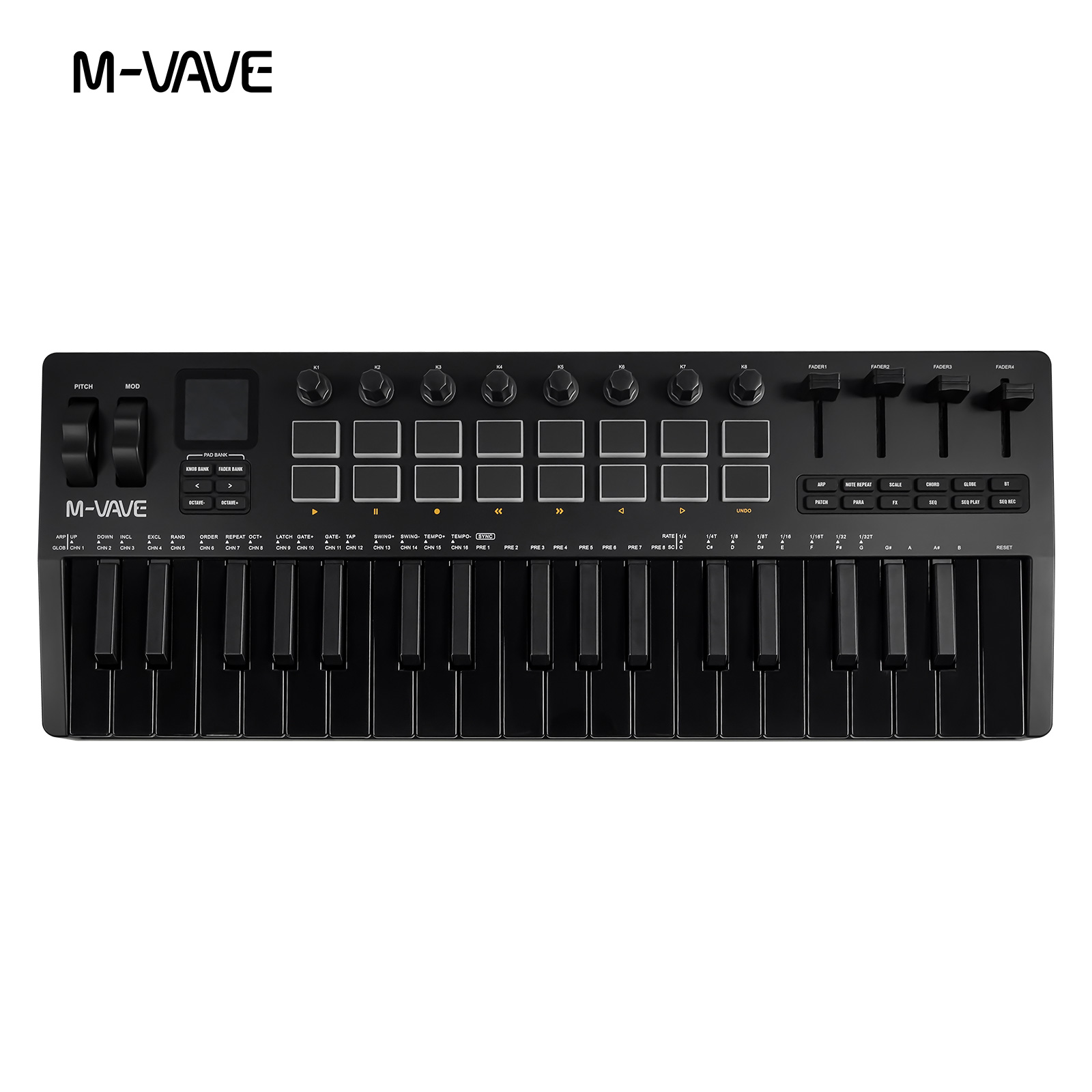 M-VAVE SMK-37 PRO 37-Key USB M – Musical Instrument Keyboard recenzja i cena
