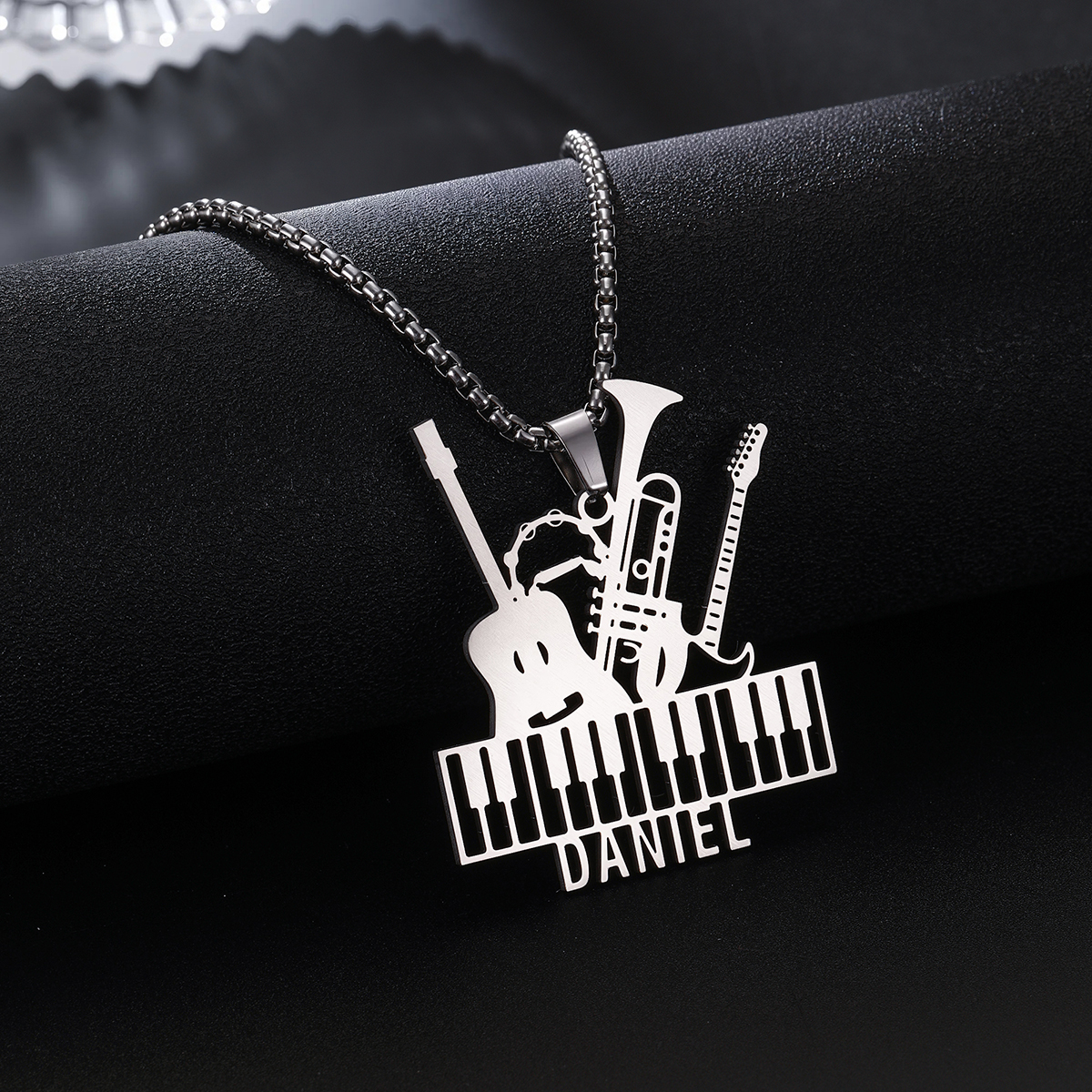 Custom Name Necklaces For Wome – Musical Instrument With Name recenzja i cena