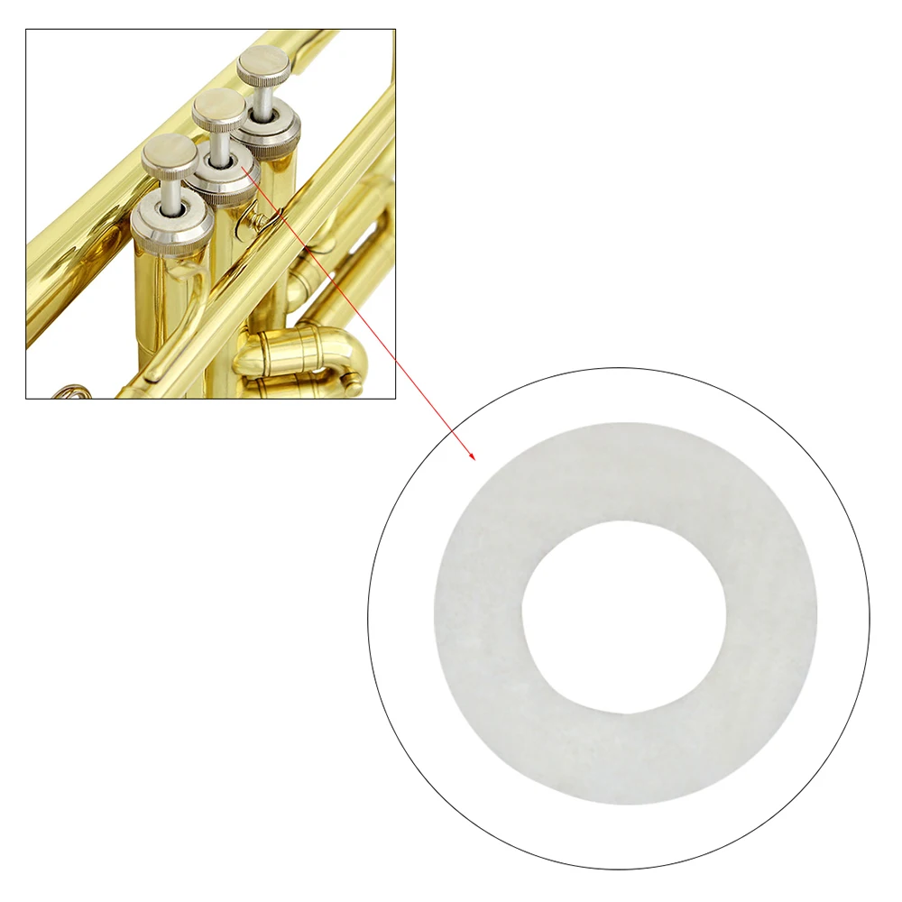 10Pcs Trumpet Felt Washers Cus – Musical Instrument Cornet recenzja i cena