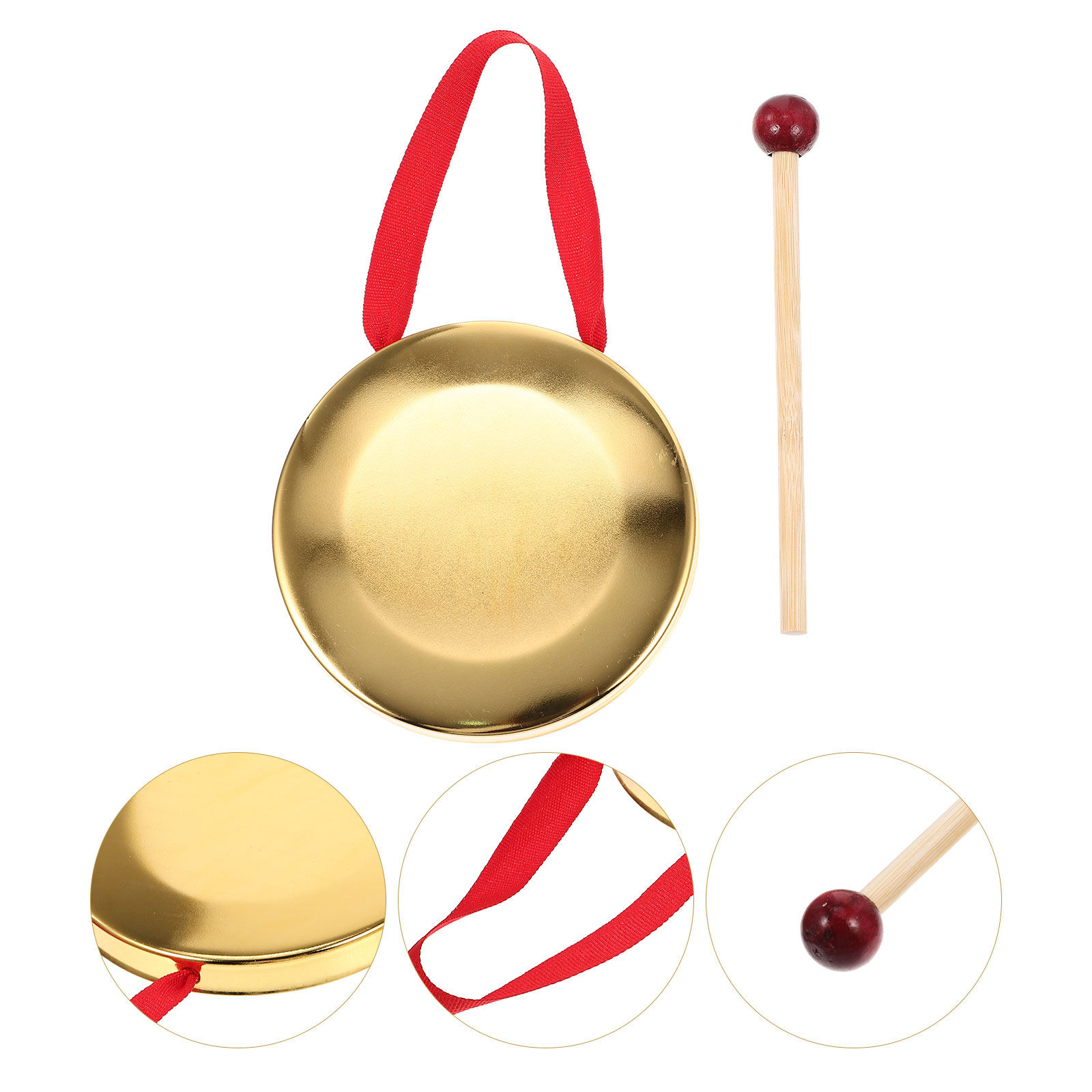 1Set Hand Held Gong with Malle – Musical Instrument Mallet recenzja i cena