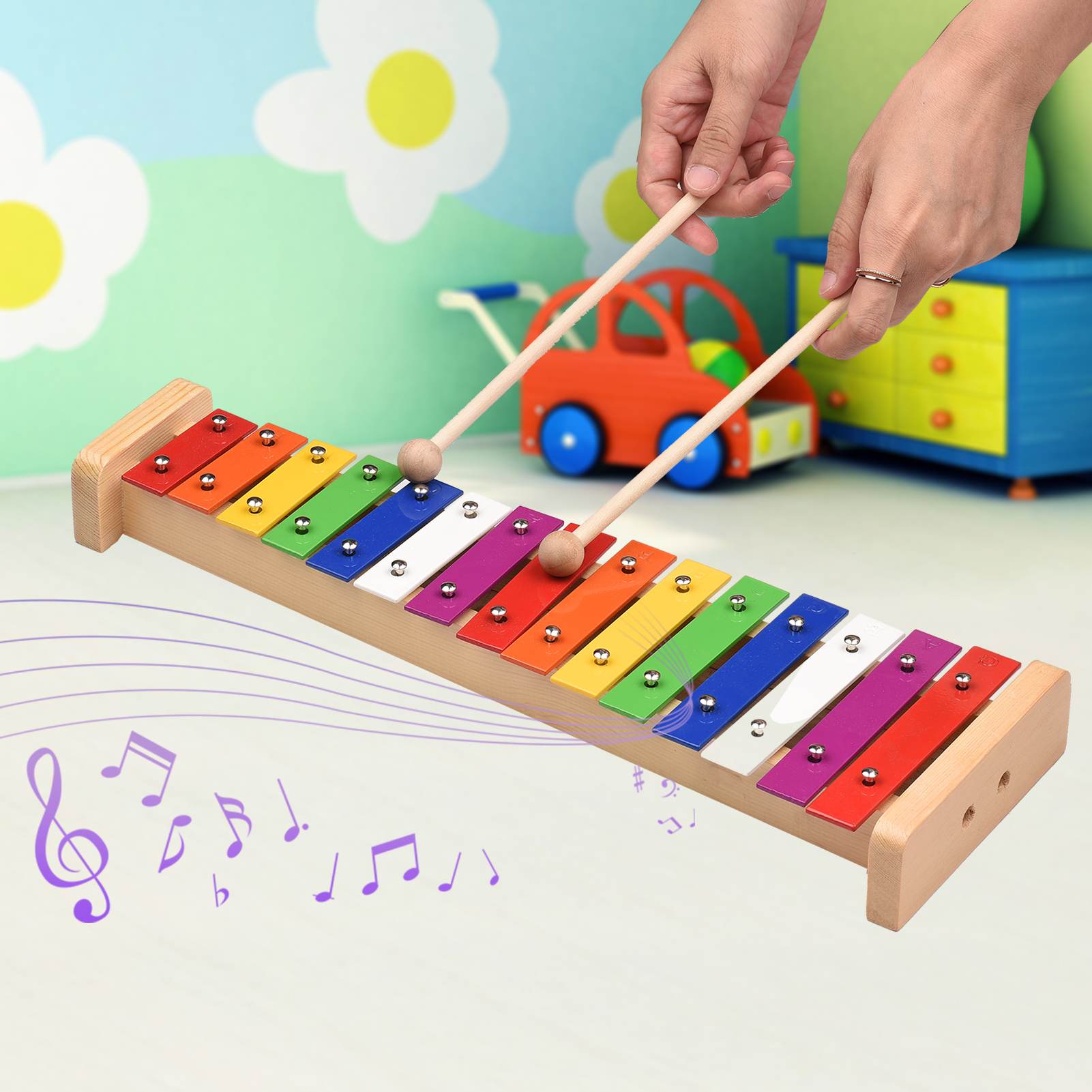 15 Note Glockenspiel Xylophone – Musical Instrument Mallet recenzja i cena