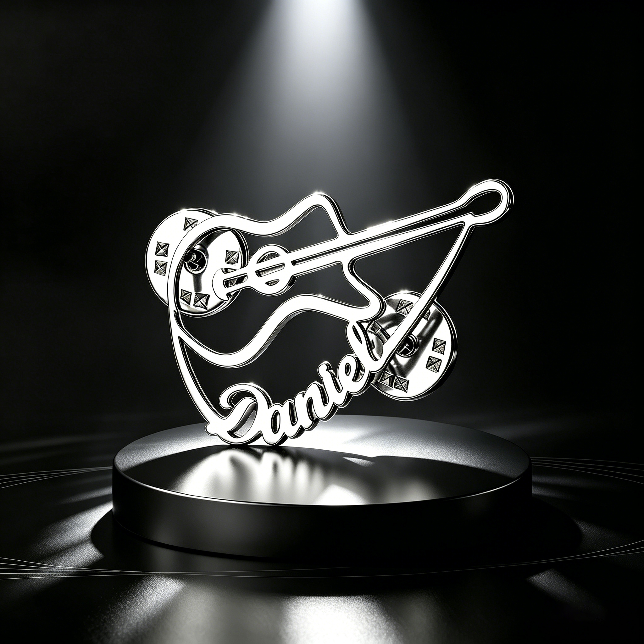 Personalized Violin Brooch Cus – Musical Instrument With Name recenzja i cena