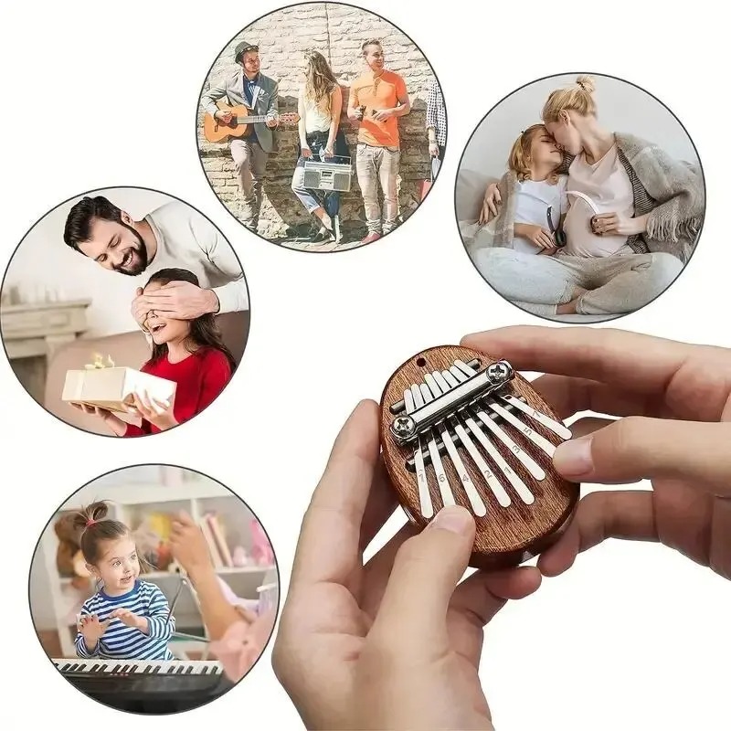 8 Key Mini Wooden Kalimba Thum – Musical Instrument For Beginners recenzja i cena
