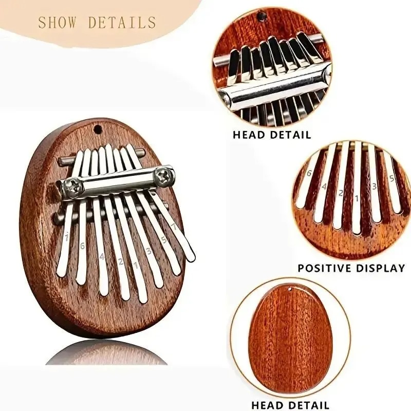 8 Key Mini Wooden Kalimba Thum – Musical Instrument For Beginners recenzja i cena