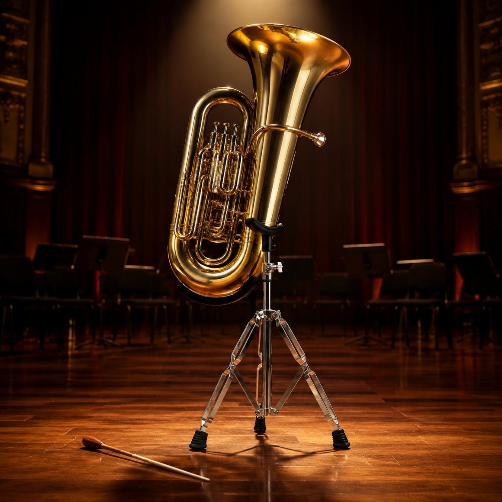Tuba Stand Folding Tripod Euph – Musical Instrument Euphonium recenzja i cena