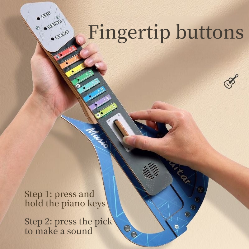 Wooden DIY Electric Guitar Kit – Musical Instrument Diy For Kids recenzja i cena