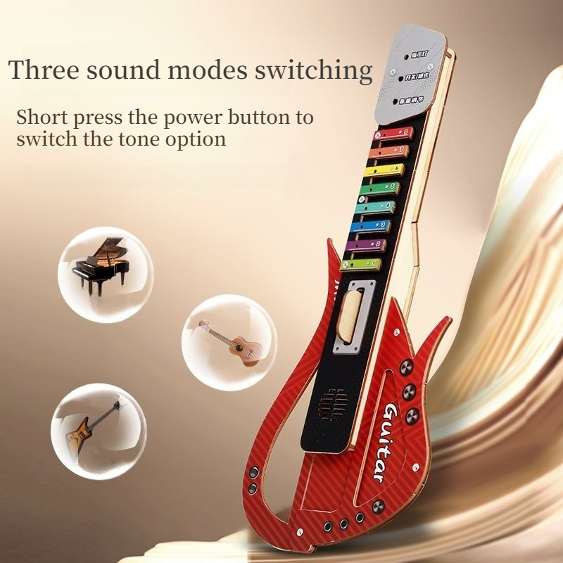 Wooden DIY Electric Guitar Kit – Musical Instrument Diy For Kids recenzja i cena