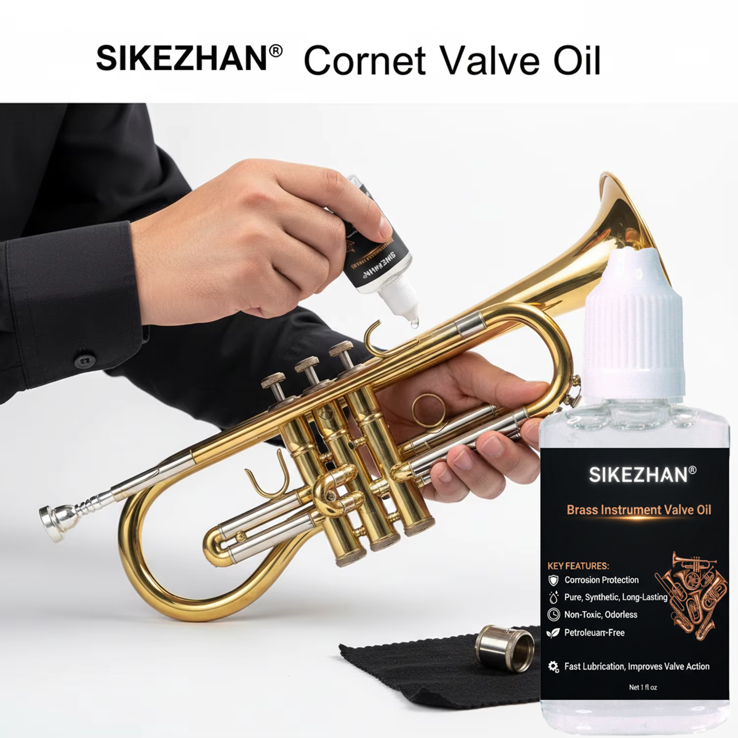 Professional Brass Valve Oil f – Musical Instrument Cornet recenzja i cena