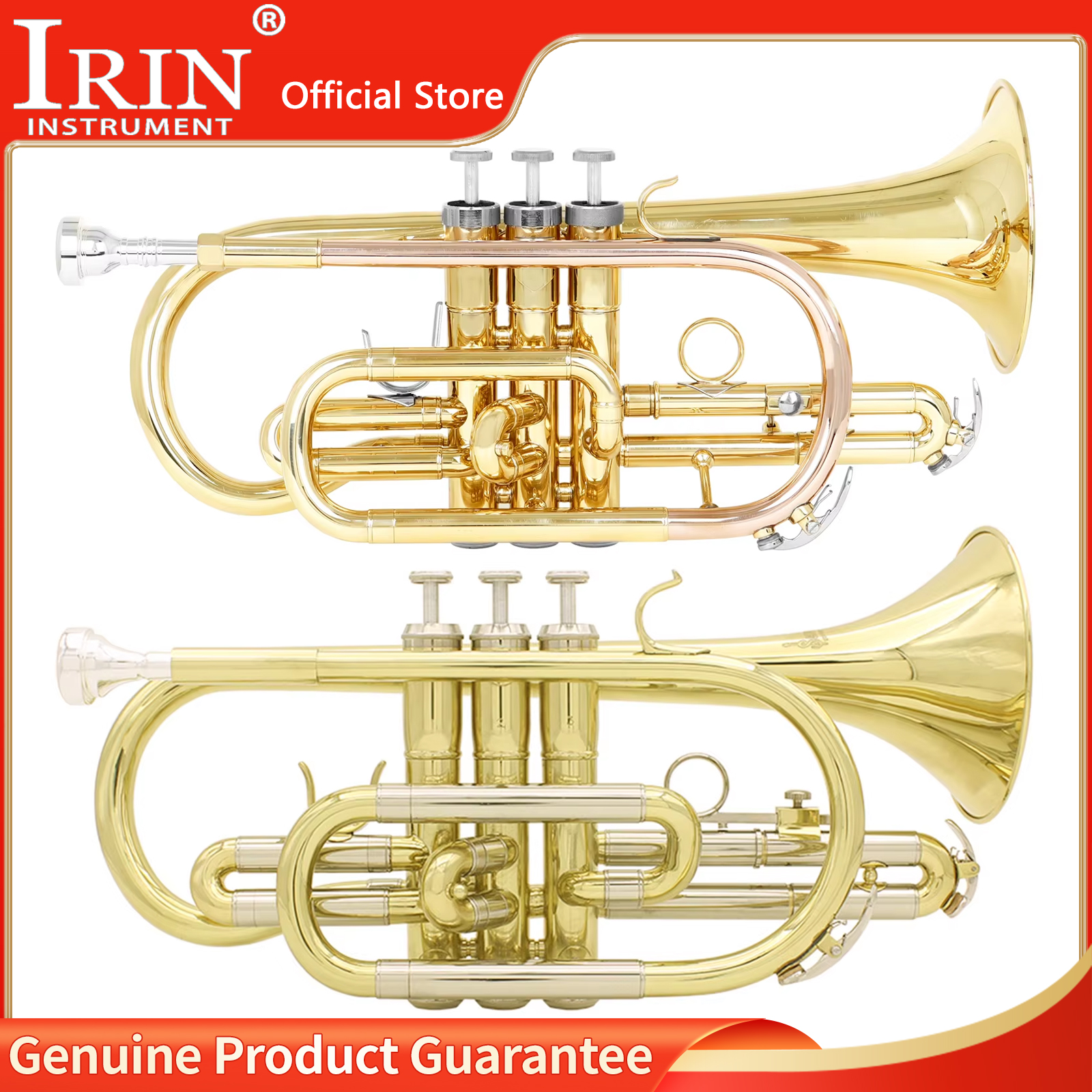 SLADE LDS830 Bb Cornet Gold Pl – Musical Instrument Cornet recenzja i cena