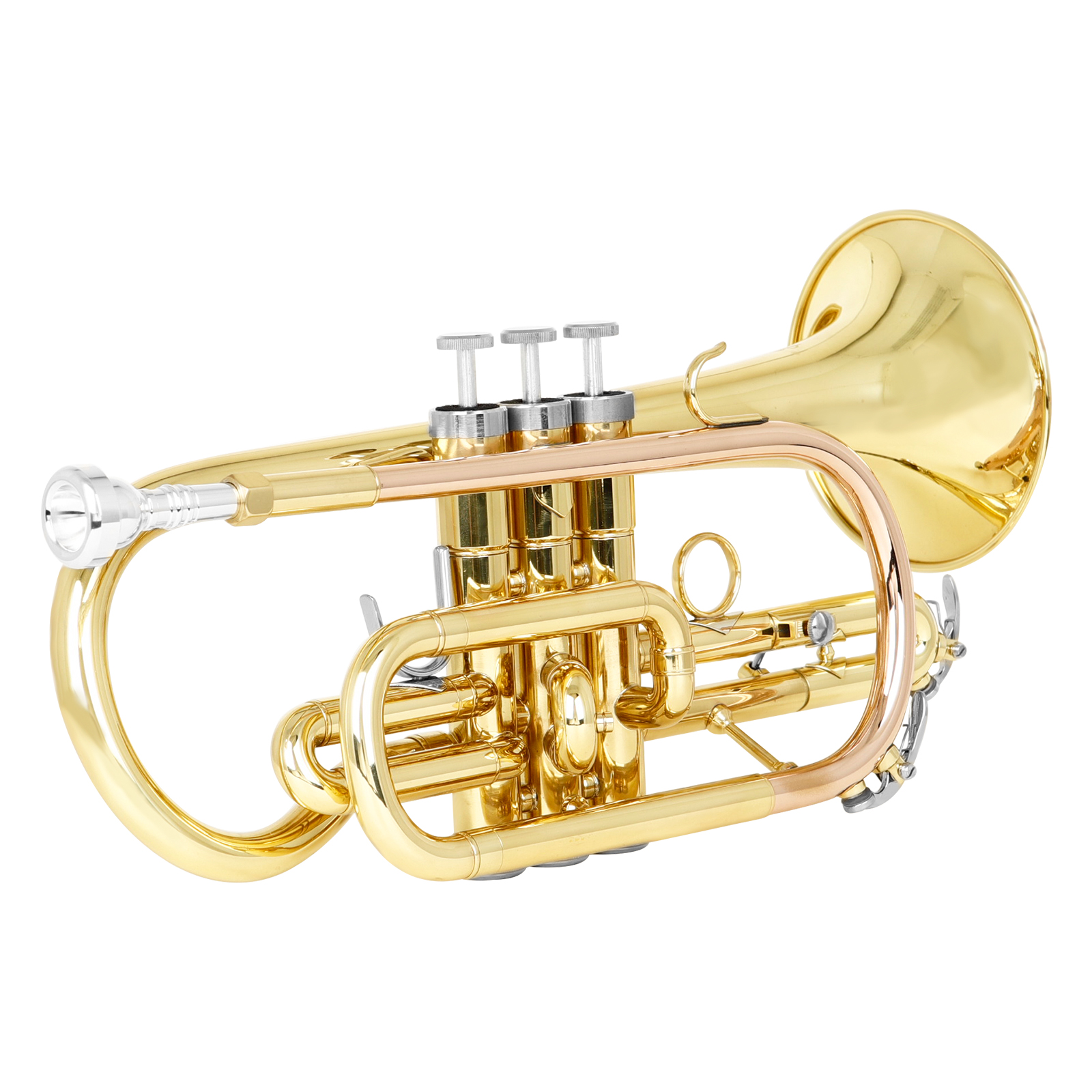 SLADE LDS830 Bb Cornet Gold Pl – Musical Instrument Cornet recenzja i cena