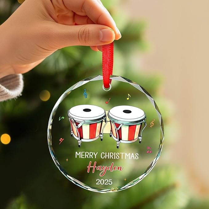 Bongo Drum Player Christmas Or – Musical Instrument With Name recenzja i cena