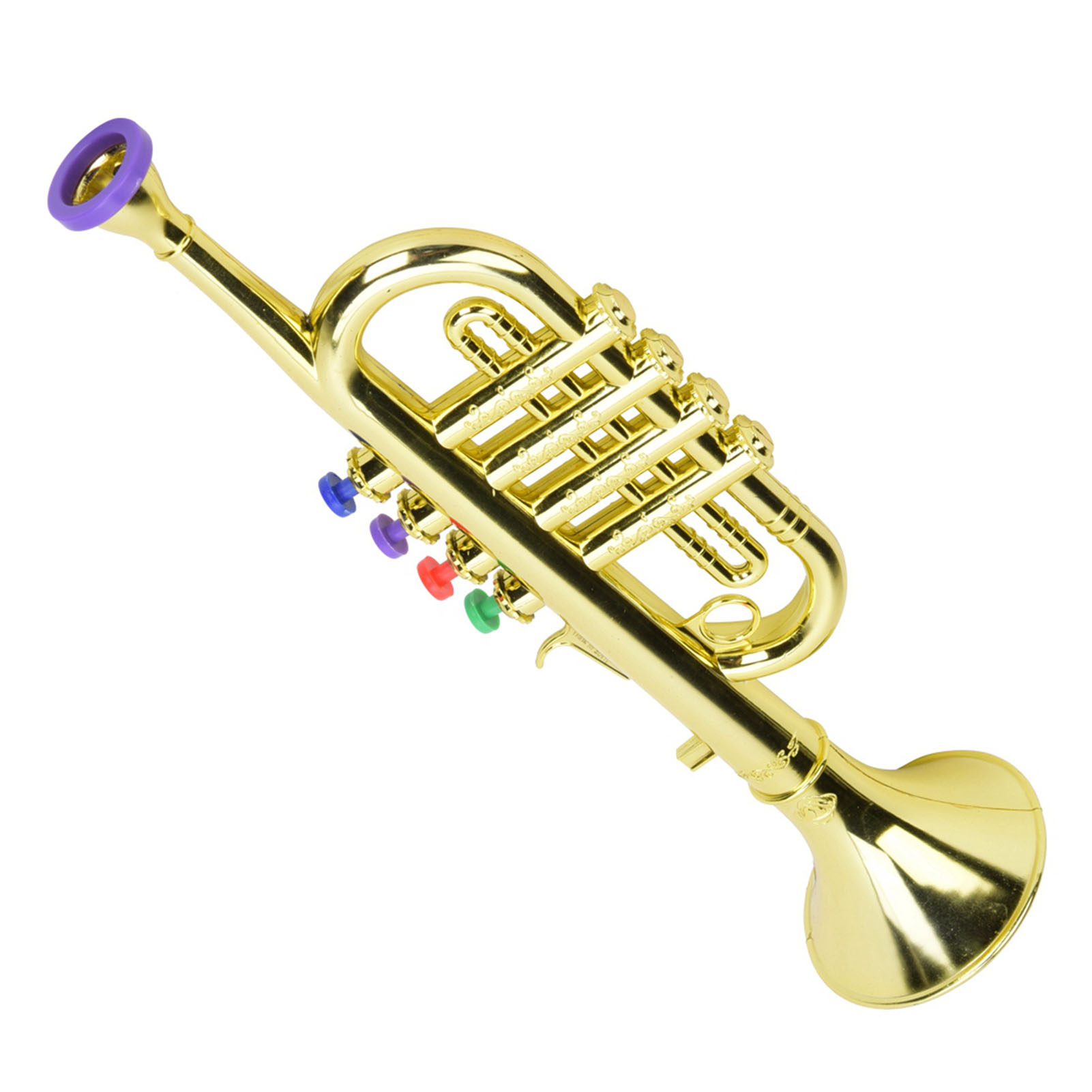 Kid Trumpet Golden Coated Plas – Musical Instrument Drawing recenzja i cena