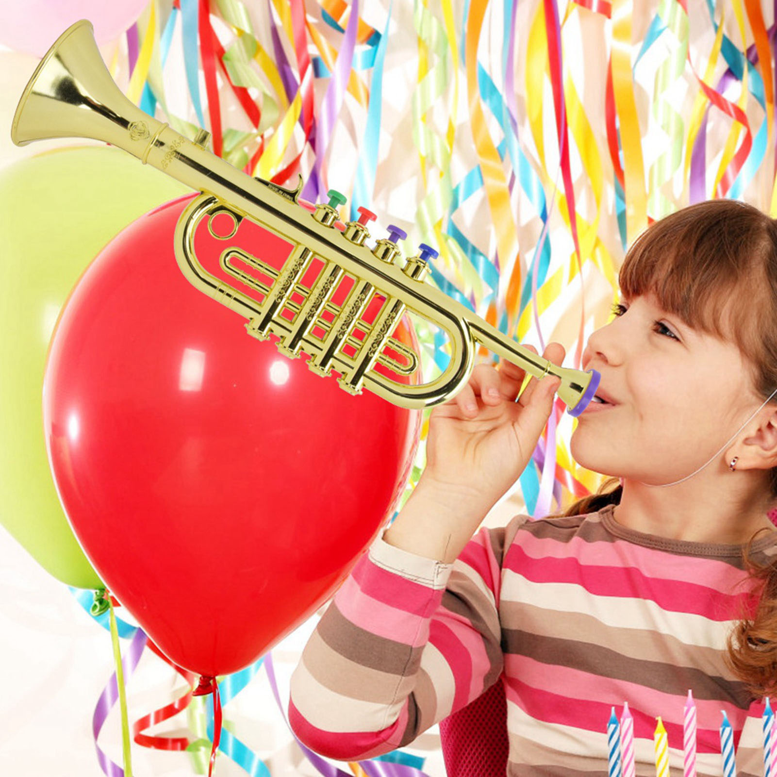 Kid Trumpet Golden Coated Plas – Musical Instrument Drawing recenzja i cena