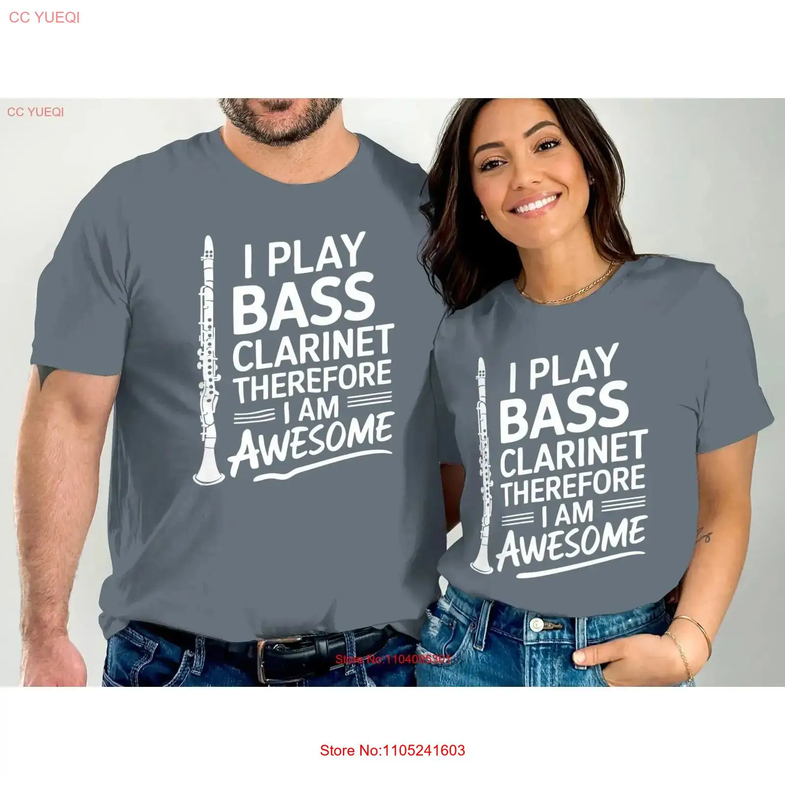 FUNNY CLARINET SHIRT for Her H – Musical Instrument Quotes recenzja i cena