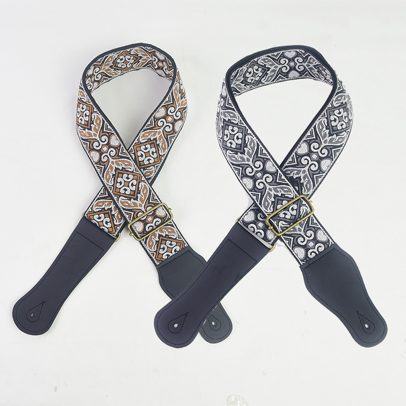 Guitar Strap Embroidered Print – Musical Instrument Organ recenzja i cena