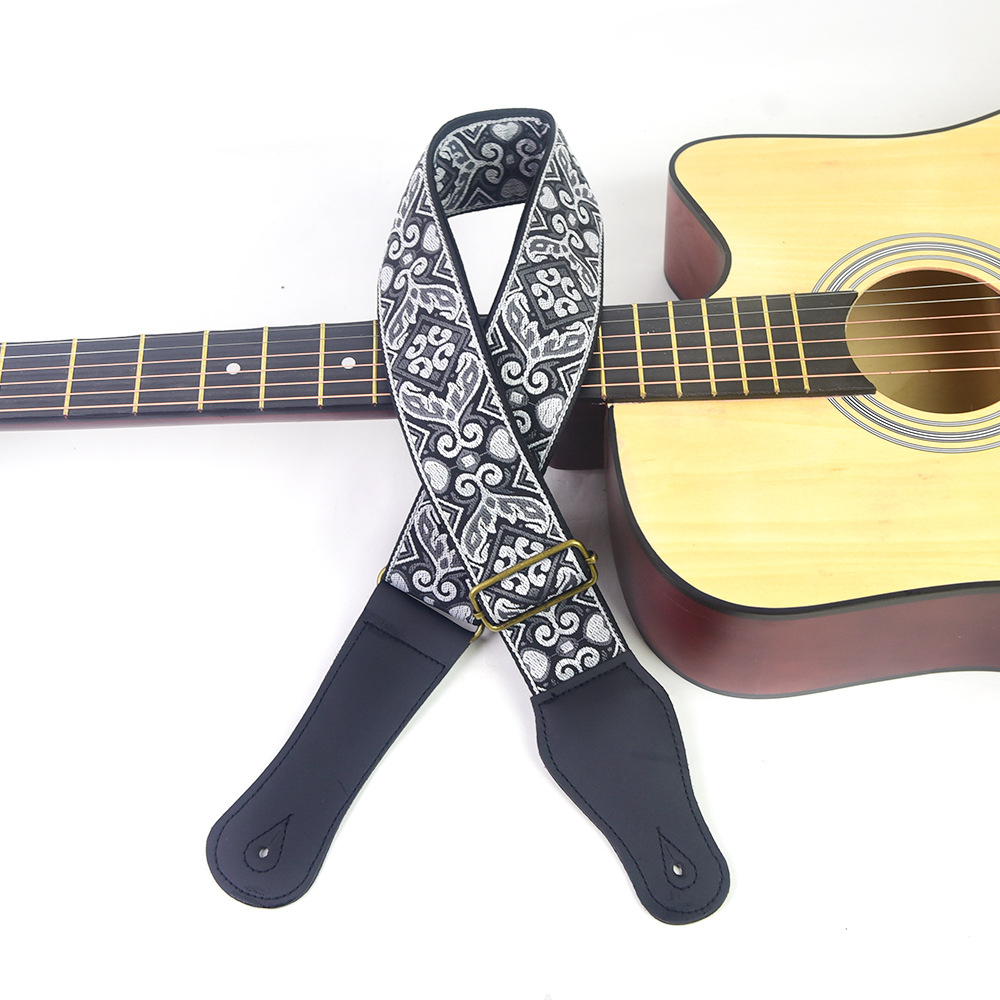 Guitar Strap Embroidered Print – Musical Instrument Organ recenzja i cena