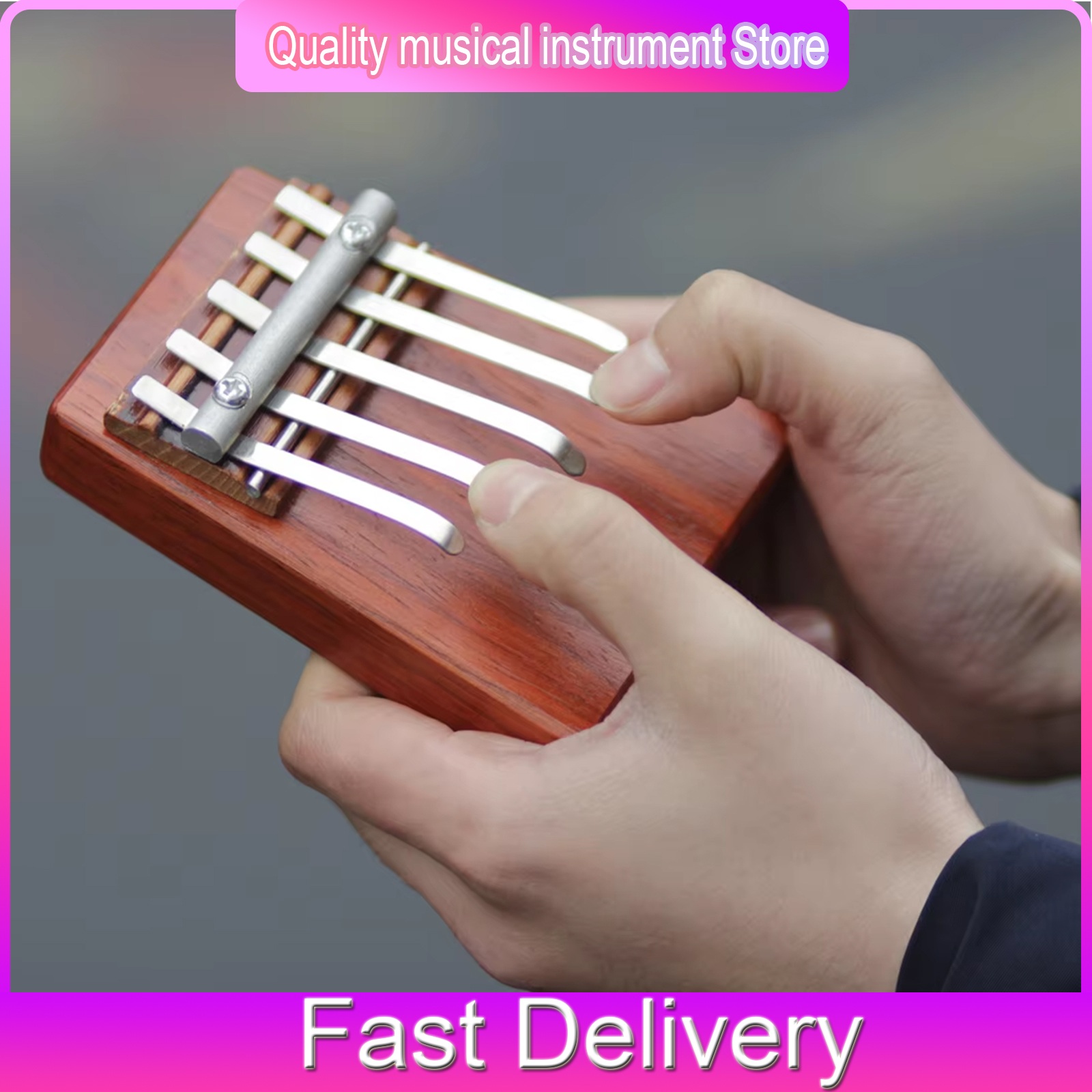 5 Tone Thumb Piano Acacia Mate – Musical Instrument Keyboard recenzja i cena