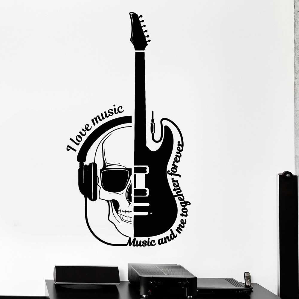 Vinyl Wall Decal Music Notes R – Musical Instrument Quotes recenzja i cena