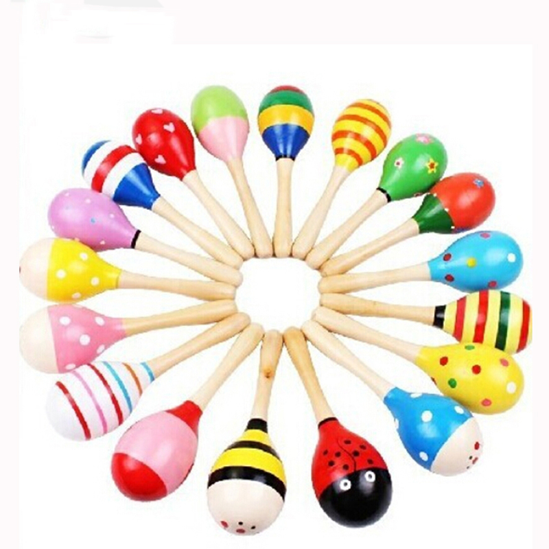 2pcs Colorful Wooden Small Rat – Musical Instrument For Babies recenzja i cena
