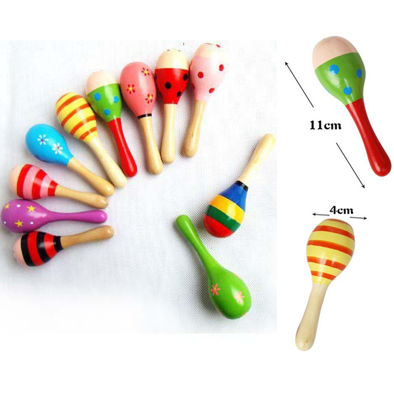 2pcs Colorful Wooden Small Rat – Musical Instrument For Babies recenzja i cena