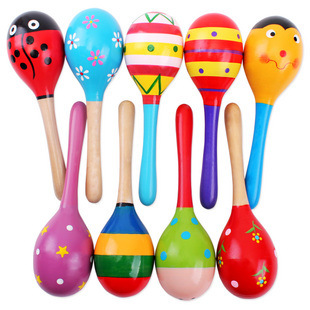 2pcs Colorful Wooden Small Rat – Musical Instrument For Babies recenzja i cena