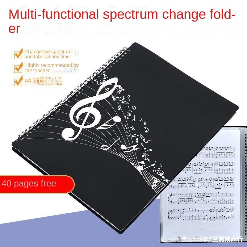 Flexible 40 Pages Piano Music  – Musical Instrument Keyboard recenzja i cena