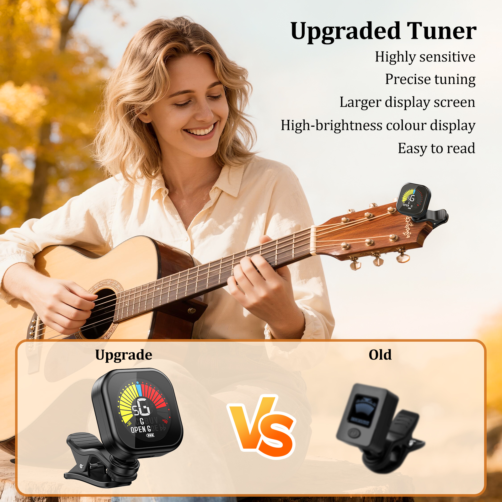 New Bee Guitar Tuner Clip-On C – Musical Instrument Organ recenzja i cena