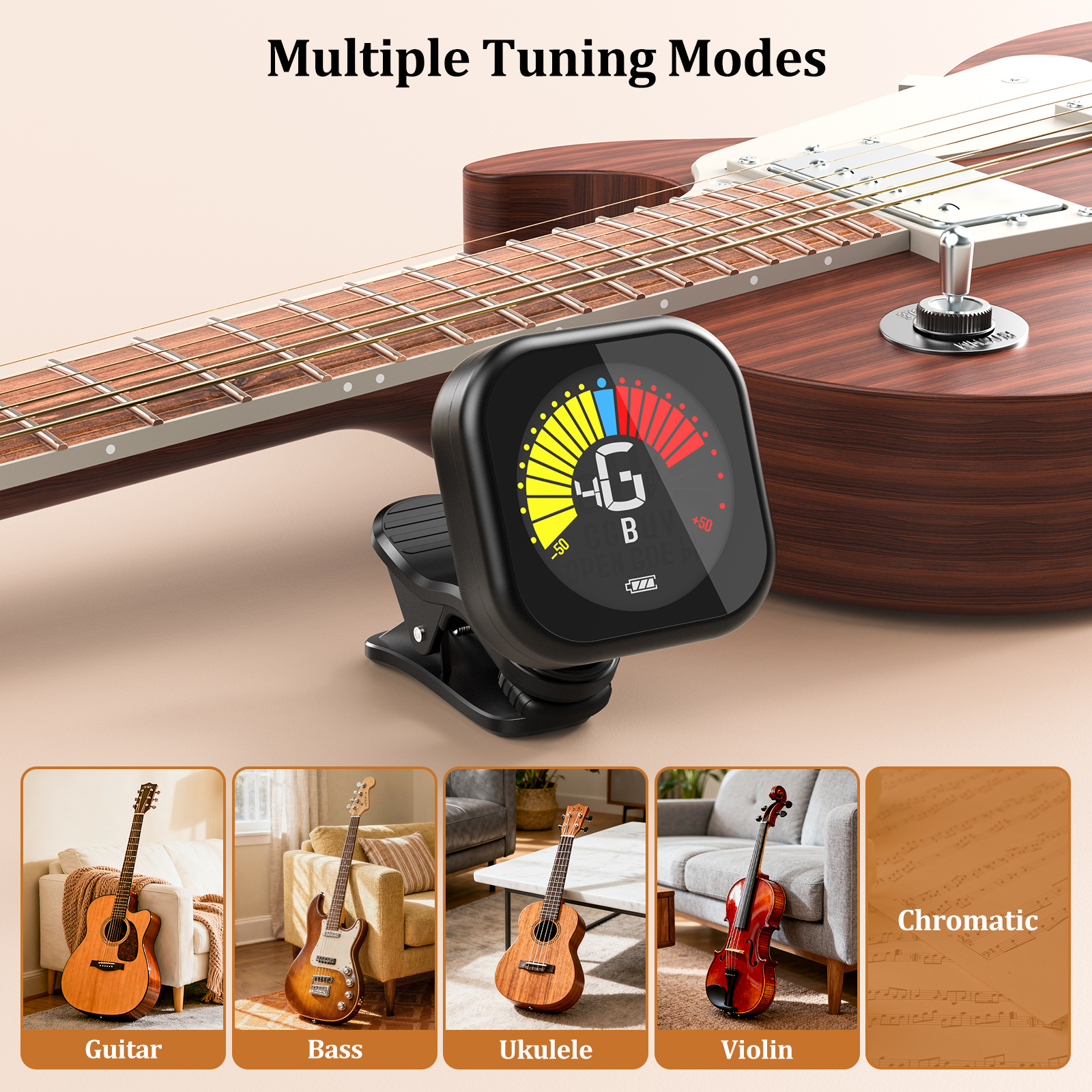 New Bee Guitar Tuner Clip-On C – Musical Instrument Organ recenzja i cena