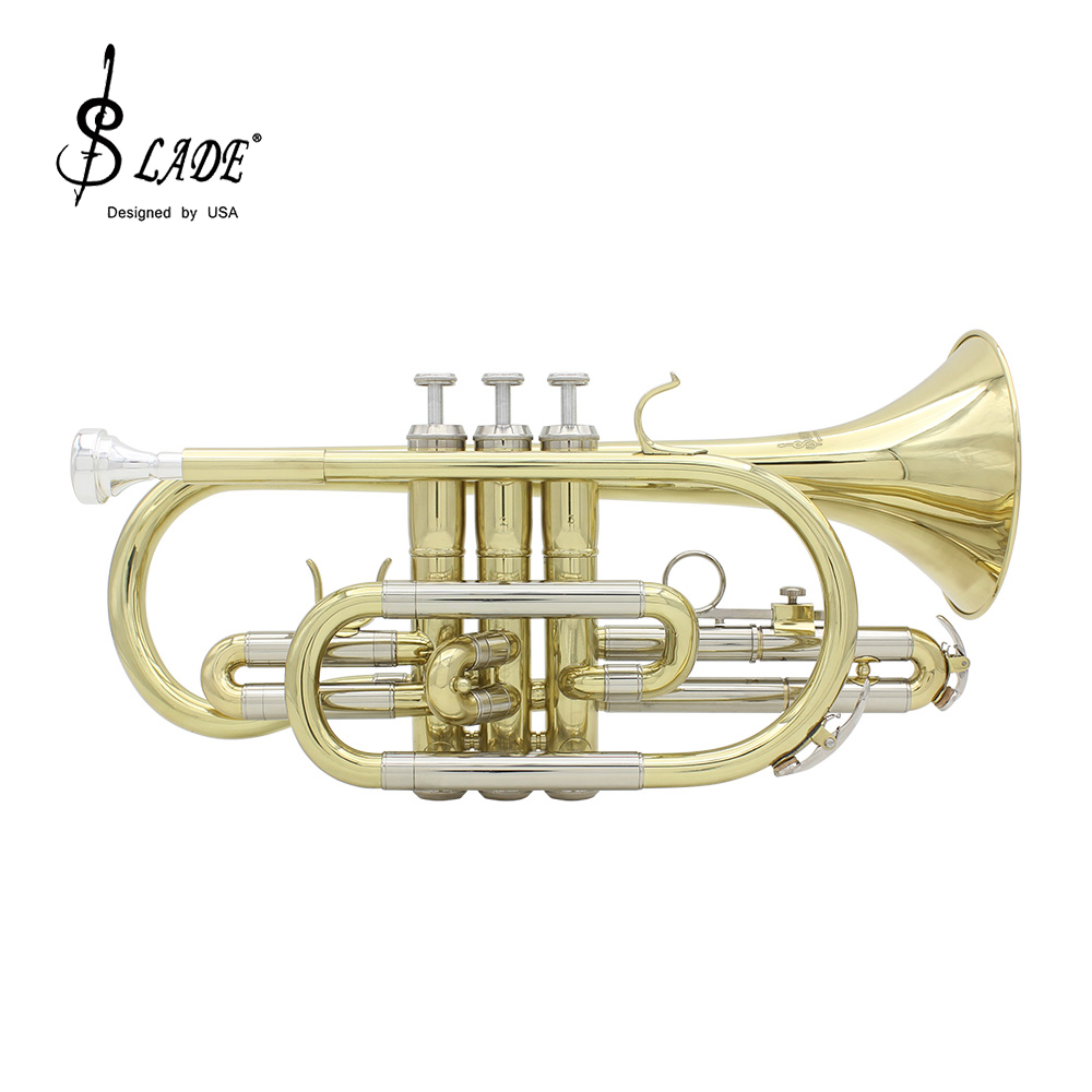 SLADE Bb B-flat Cornet Brass B – Musical Instrument Cornet recenzja i cena