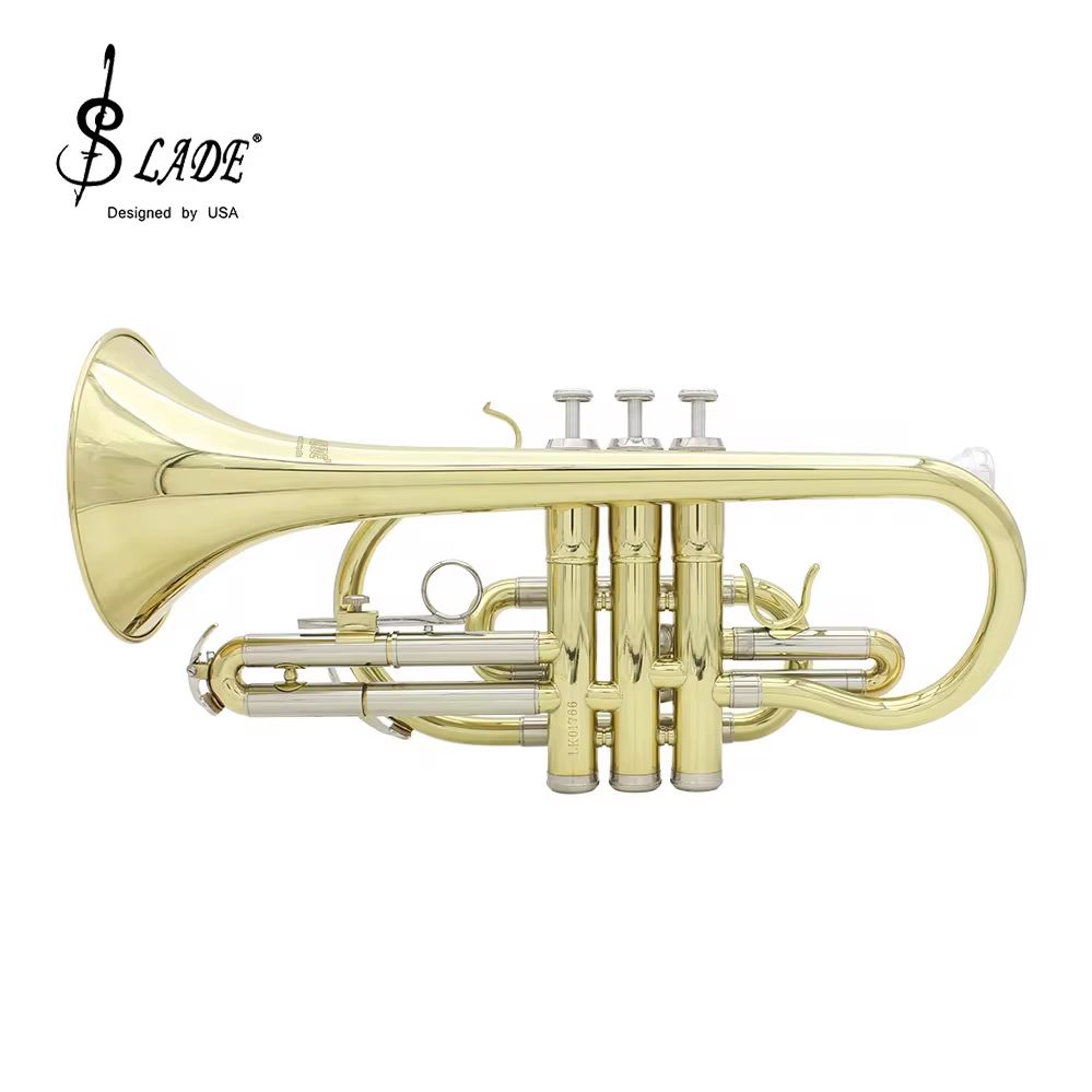 SLADE Bb B-flat Cornet Brass B – Musical Instrument Cornet recenzja i cena